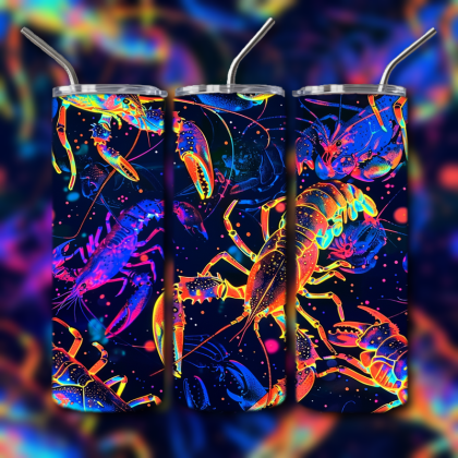 Black Light Crustacean Tumbler