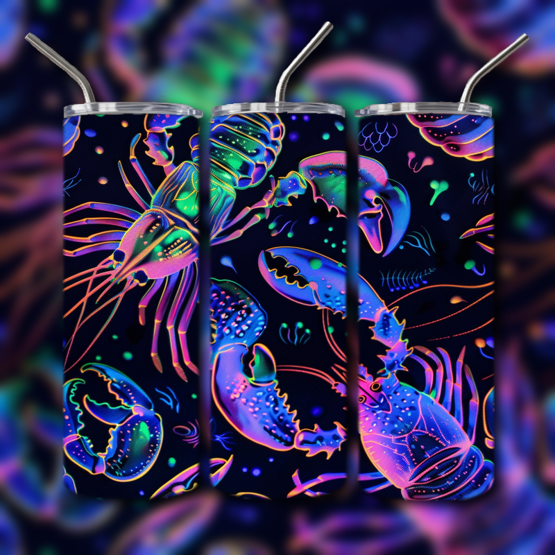 Black Light Crustacean Tumbler