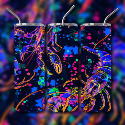 Black Light Crustacean Tumbler