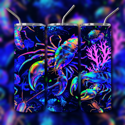 Black Light Crustacean Tumbler