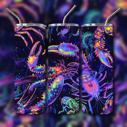 Black Light Crustacean Tumbler