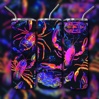 Black Light Crustacean Tumbler