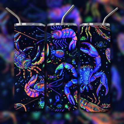 Black Light Crustacean Tumbler