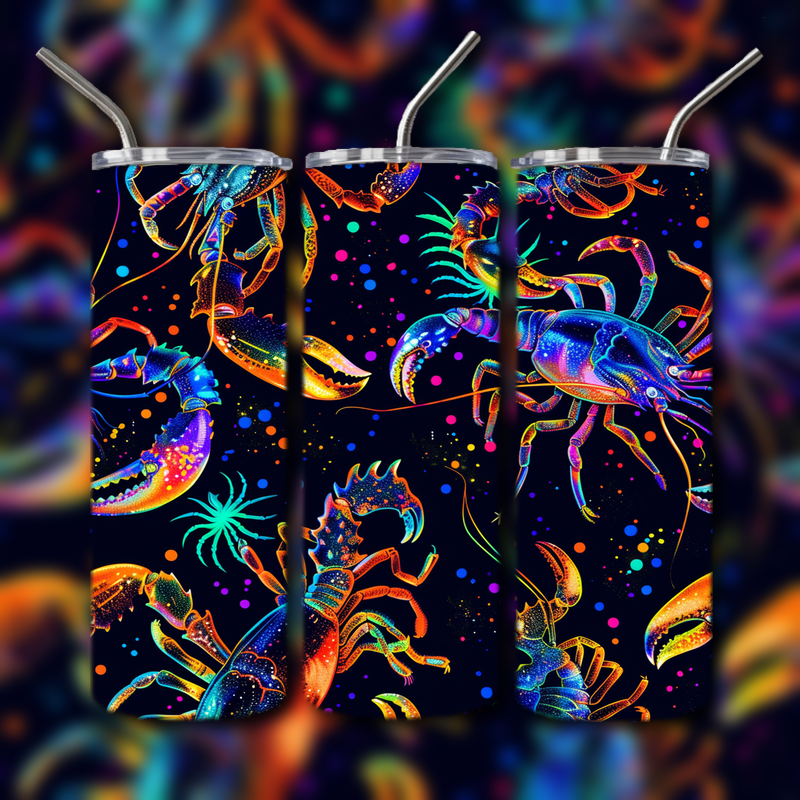 Black Light Crustacean Tumbler