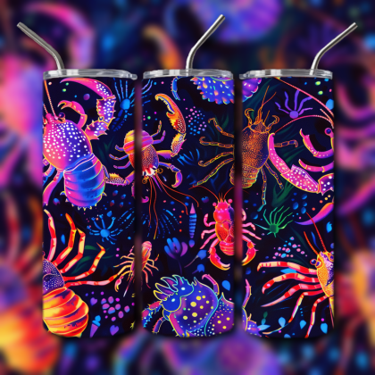 Black Light Crustacean Tumbler