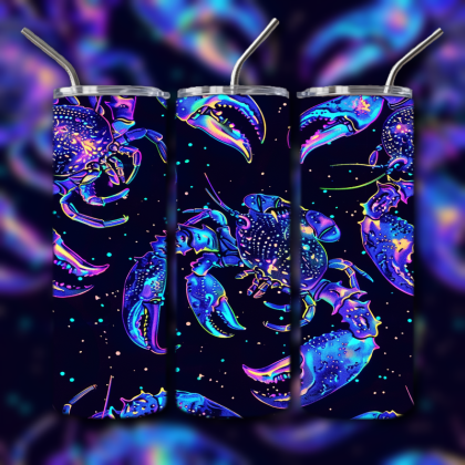 Black Light Crustacean Tumbler