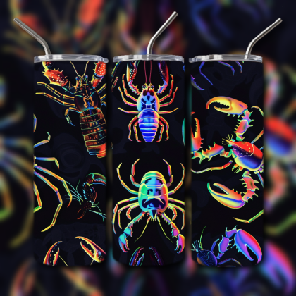 Black Light Crustacean Tumbler