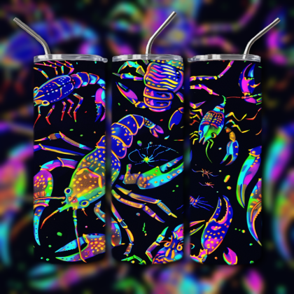 Black Light Crustacean Tumbler