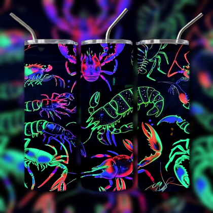 Black Light Crustacean Tumbler