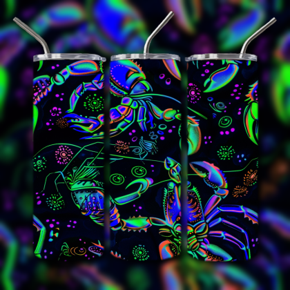 Black Light Crustacean Tumbler