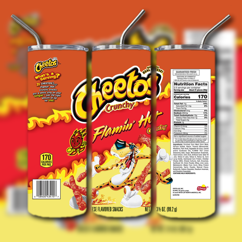 Cheetos Flamin Regular Tumbler