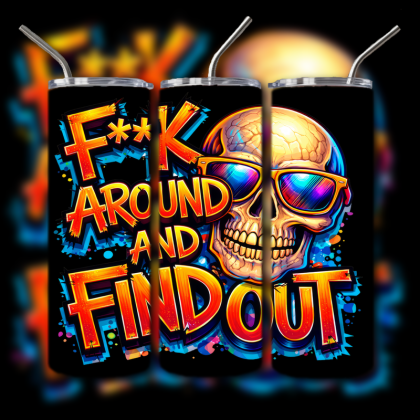 Dark Humor Skull Tumbler