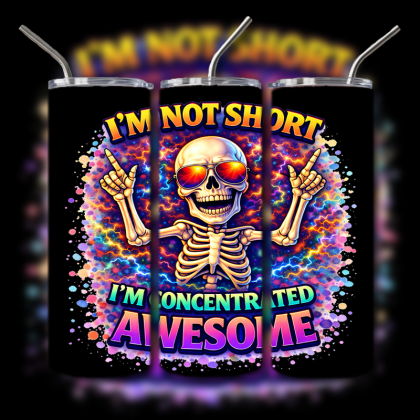 Dark Humor Skull Tumbler