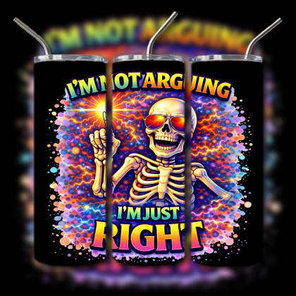 Dark Humor Skull Tumbler