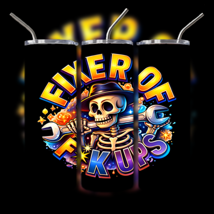Dark Humor Skull Tumbler