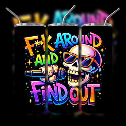 Dark Humor Skull Tumbler