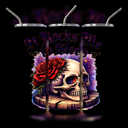 Dark Humor Skull Tumbler