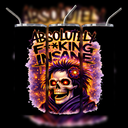 Dark Humor Skull Tumbler