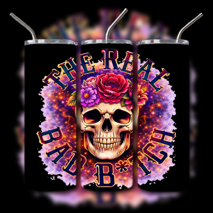 Dark Humor Skull Tumbler