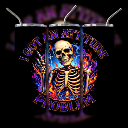 Dark Humor Skull Tumbler