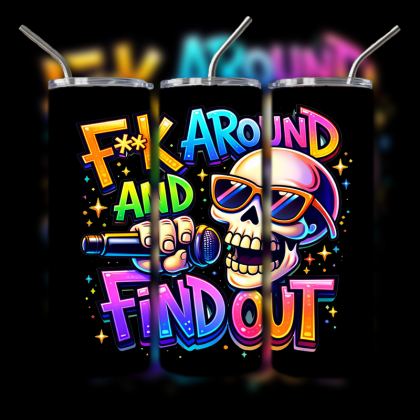 Dark Humor Skull Tumbler