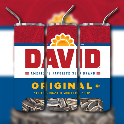 David Sunflower Seeds Tumbler