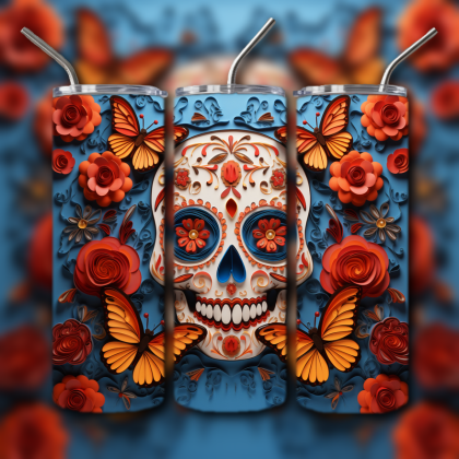 Day of the Dead Tumbler