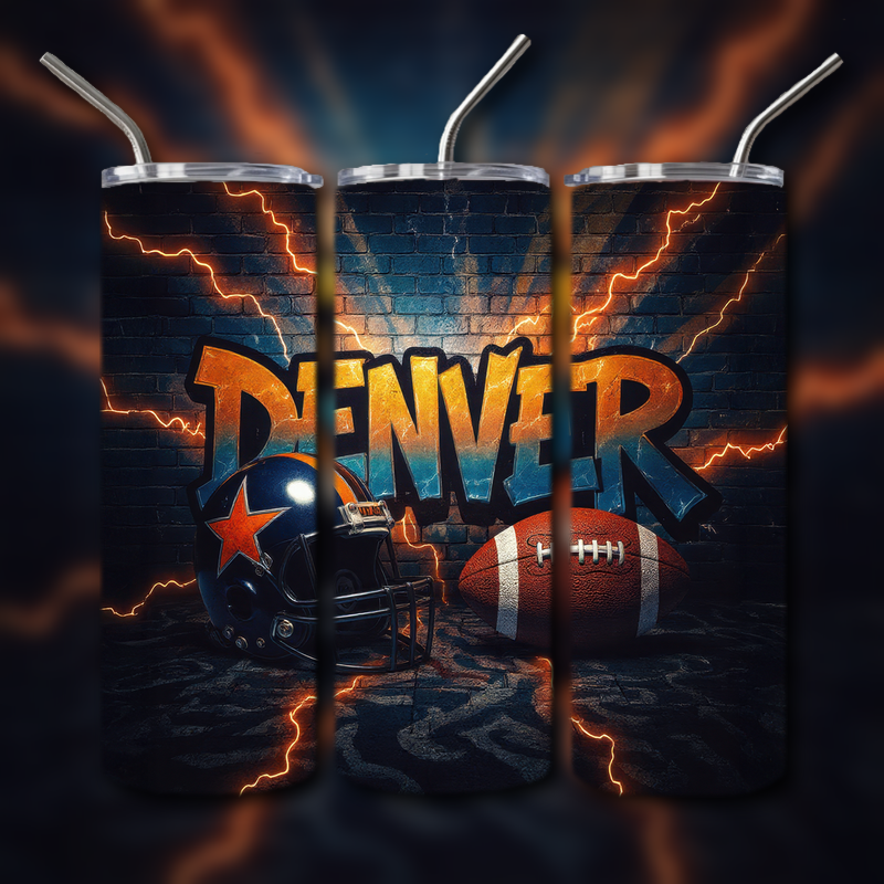 NFL Team Tumbler Denver Broncos v1