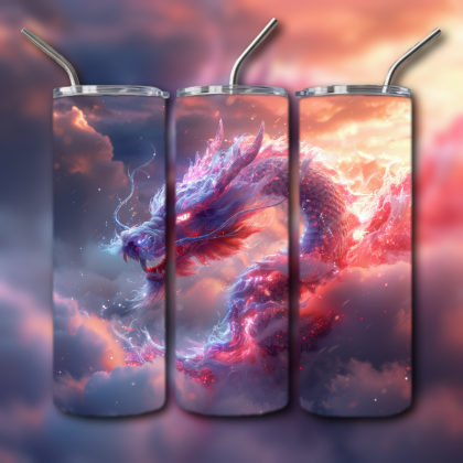 Japanese Dragon Painting Tumbler