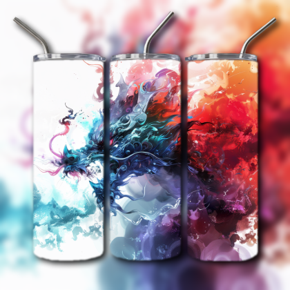 Japanese Dragon Painting Tumbler