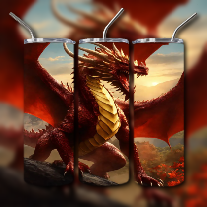 Japanese Dragon Tumbler