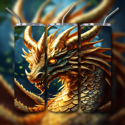 Japanese Dragon Tumbler