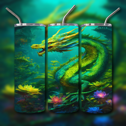 Japanese Dragon Tumbler