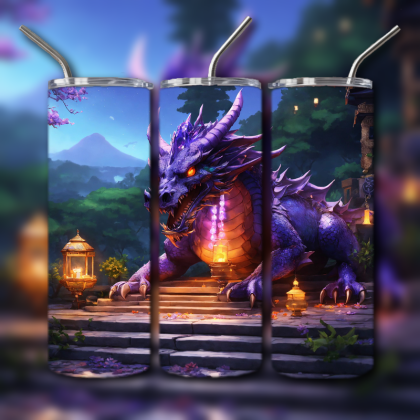 Japanese Dragon Tumbler