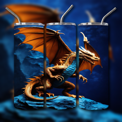 Japanese Dragon Tumbler