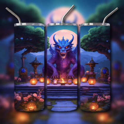 Japanese Dragon Tumbler