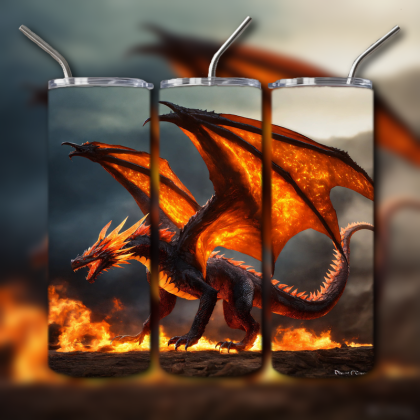 Japanese Dragon Tumbler