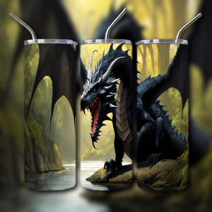 Japanese Dragon Tumbler