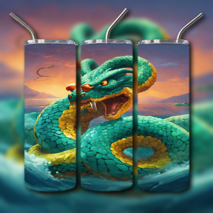 Japanese Dragon Tumbler