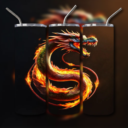 Japanese Dragon Tumbler