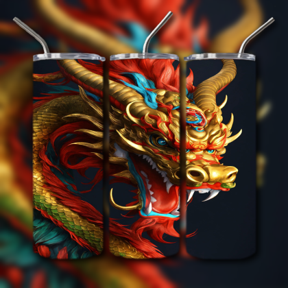 Japanese Dragon Tumbler