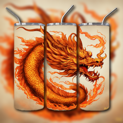 Japanese Dragon Tumbler