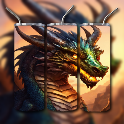 Japanese Dragon Tumbler