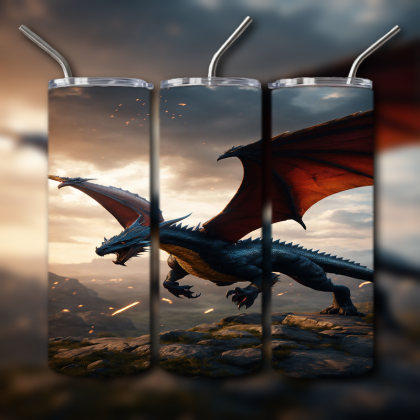 Japanese Dragon Tumbler