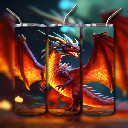 Japanese Dragon Tumbler