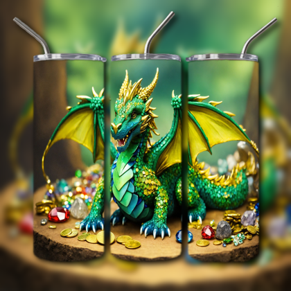Japanese Dragon Tumbler