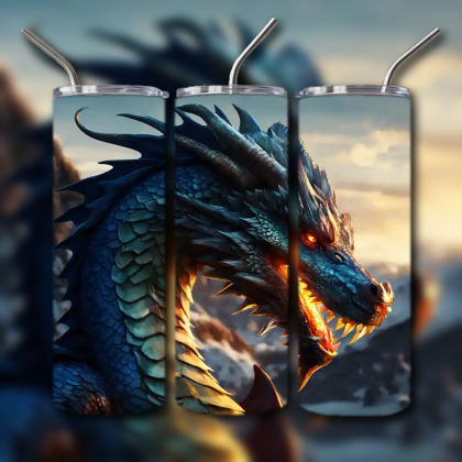 Japanese Dragon Tumbler