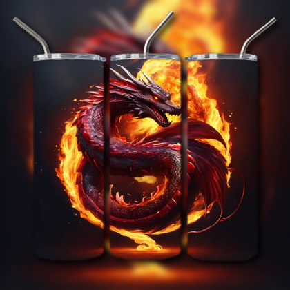 Japanese Dragon Tumbler