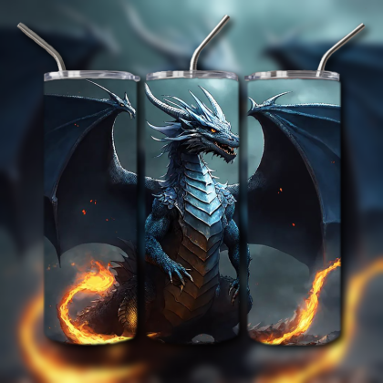 Japanese Dragon Tumbler