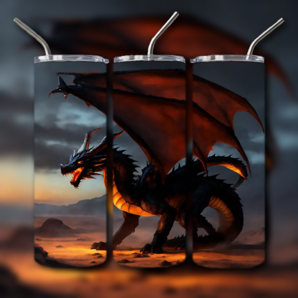 Japanese Dragon Tumbler